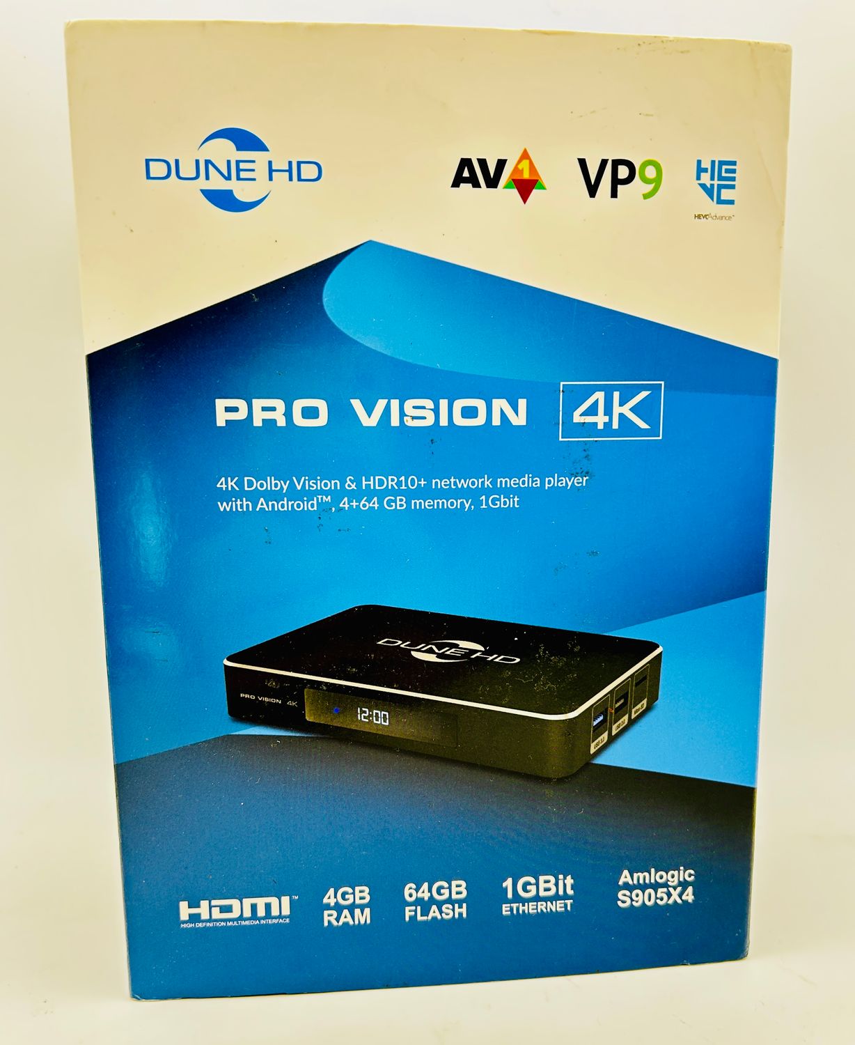 Dune HD Pro Vision 4K, odtwarzacz multimedialny, przystawka Android, S