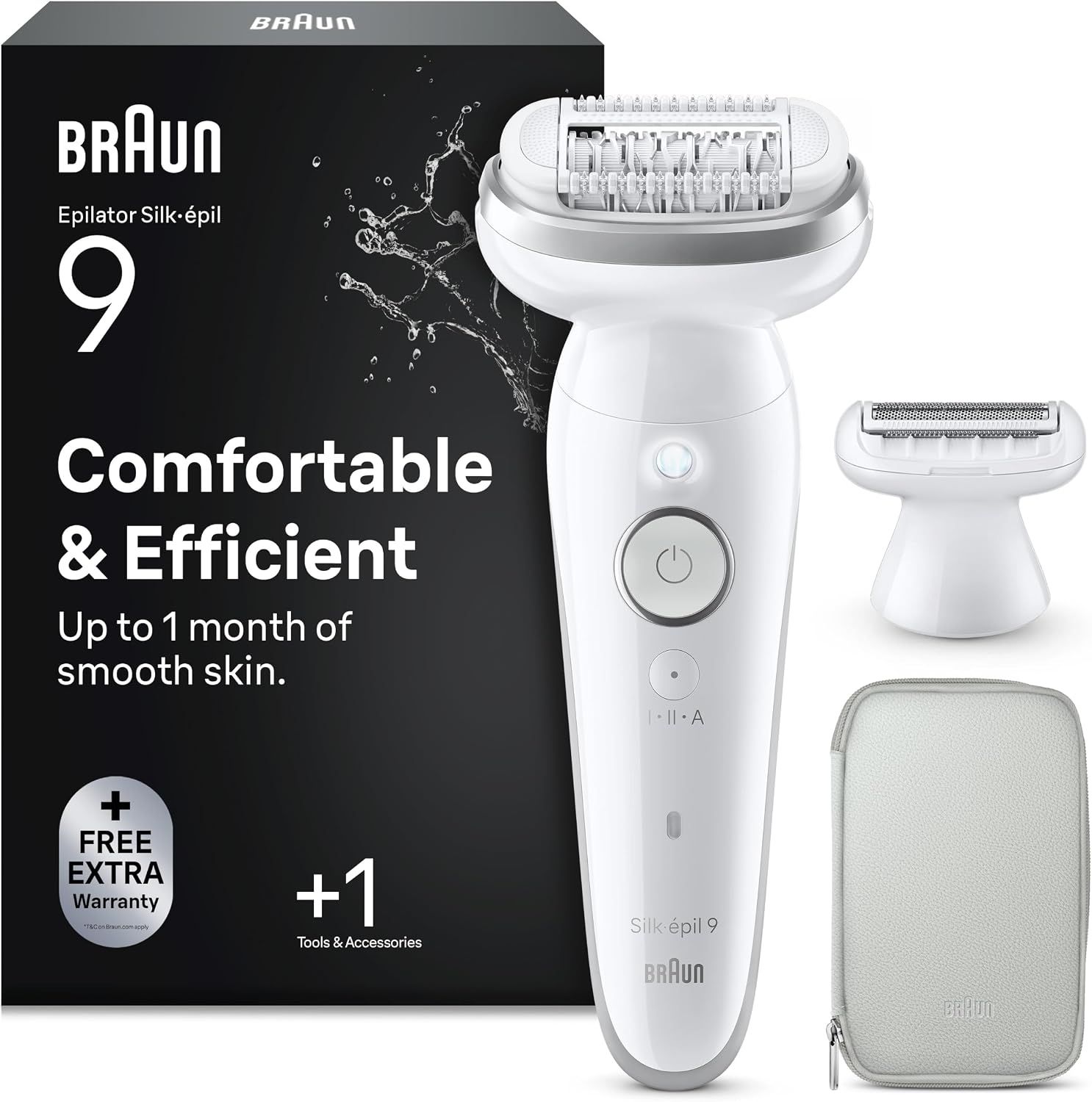 Braun Silk-épil 9 depilator damski z golarką i trymerem
