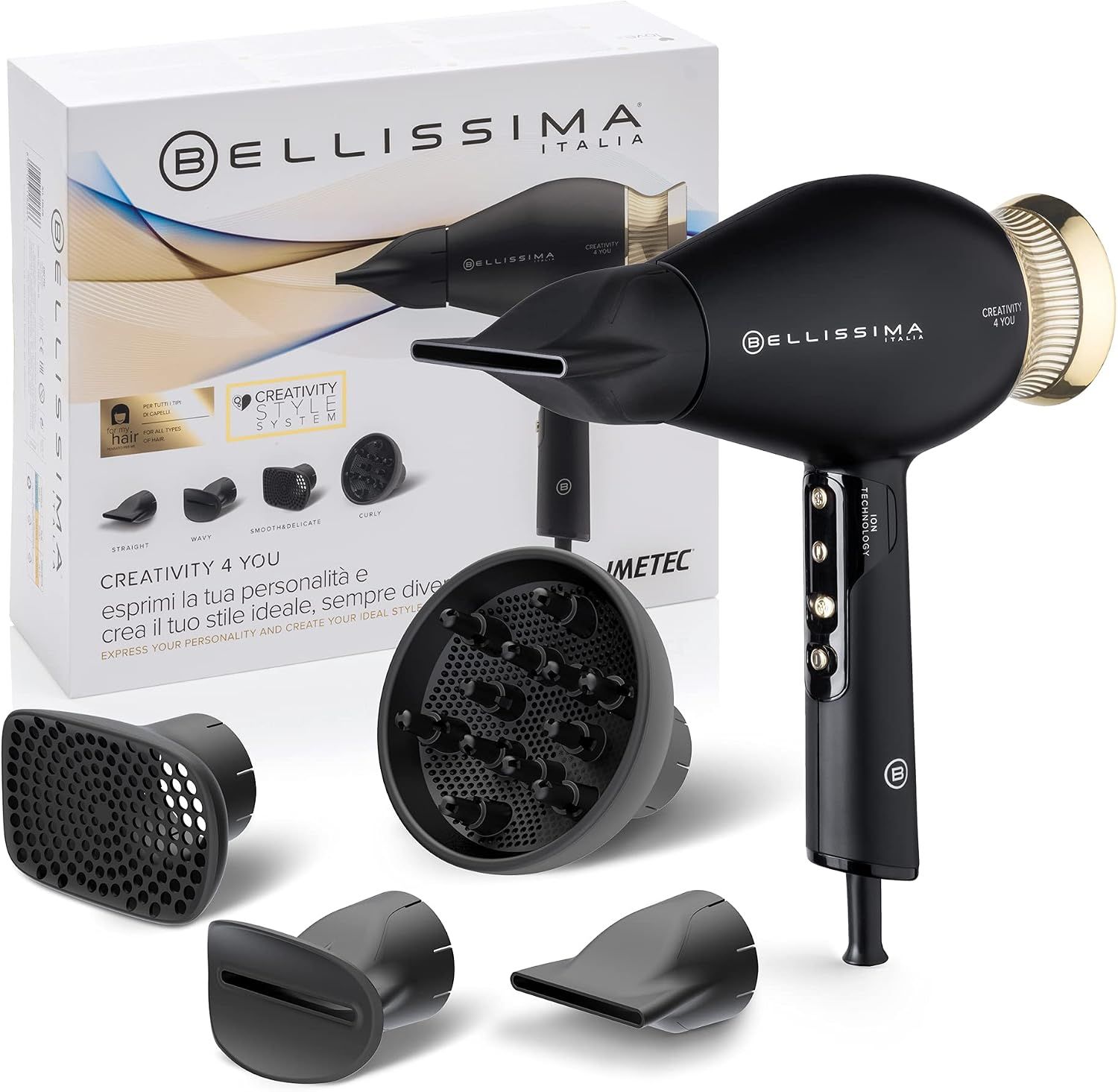 Bellissima Imetec Creativity 4 You suszarka do włosów, 1800 W