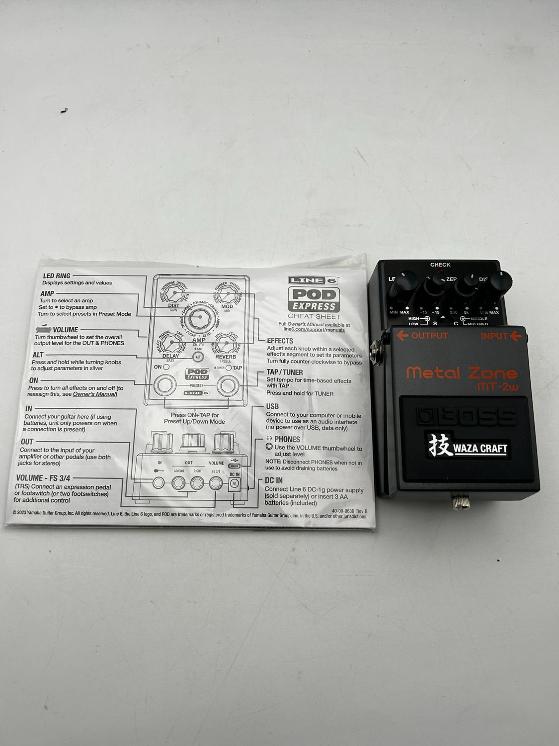 Line 6 POD Express – procesor wzmacniaczy i efektów gitarowych