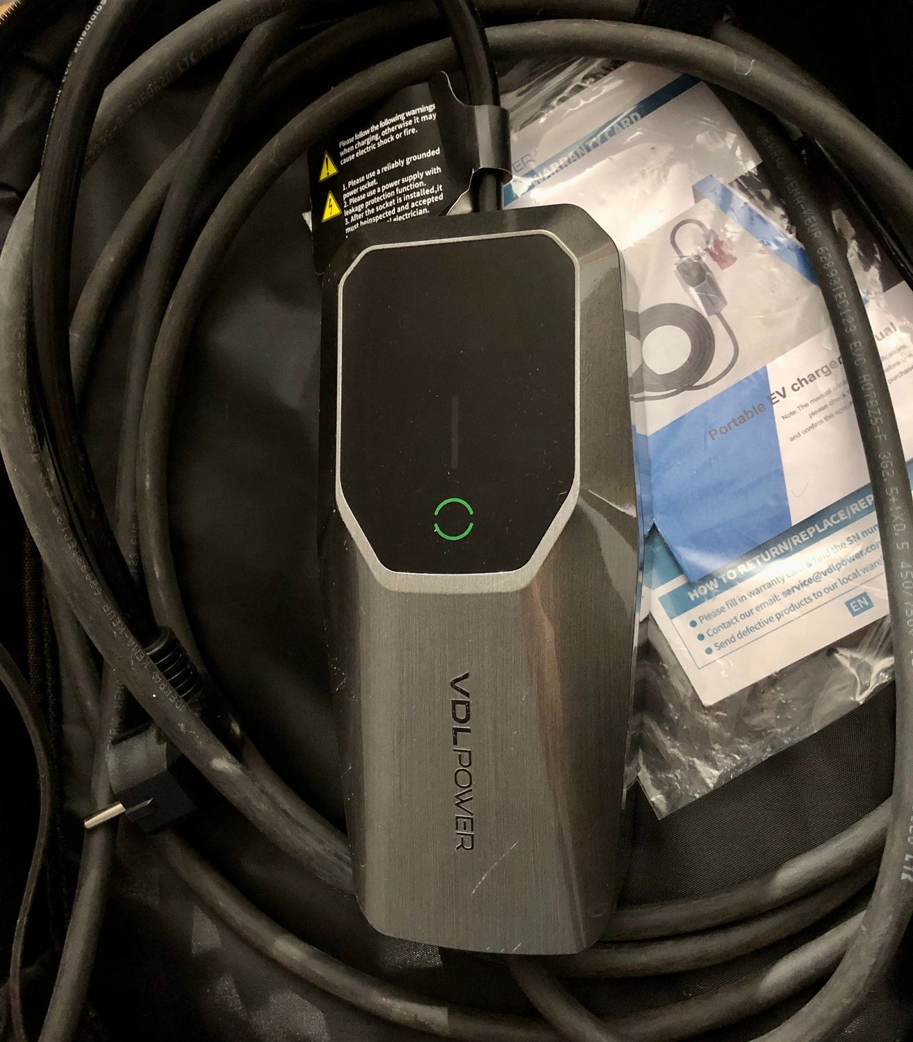 Ładowarka EV Typ 2, Ładowarka Samochodu Elektrycznego 16A, 3,6 kW