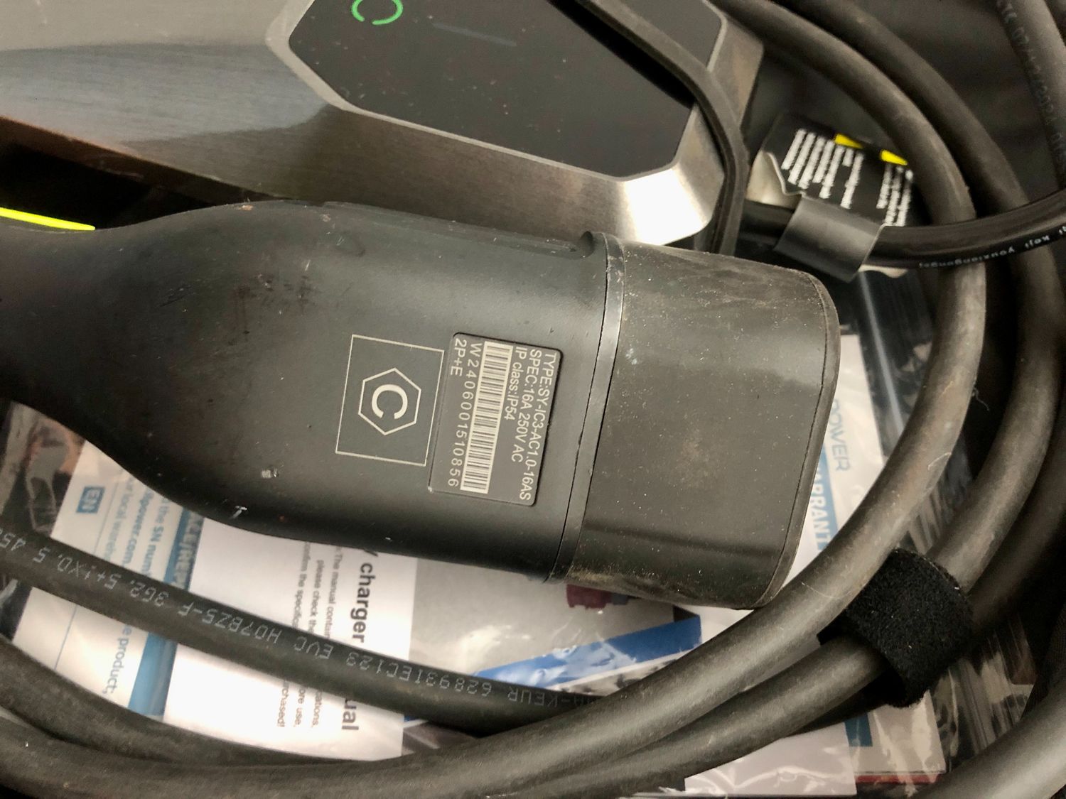 Ładowarka EV Typ 2, Ładowarka Samochodu Elektrycznego 16A, 3,6 kW
