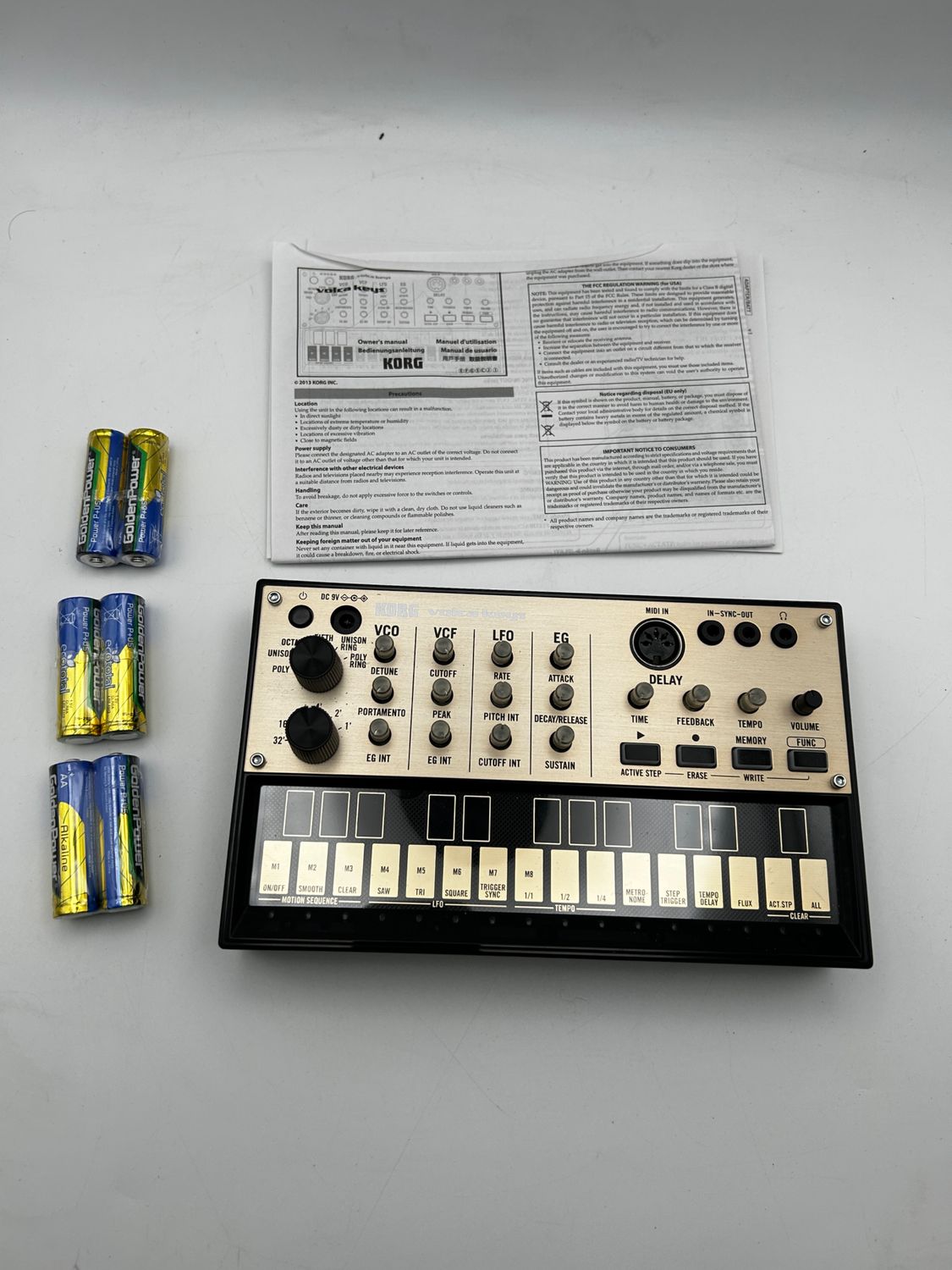 KORG VOLCAKEYS – czarny moduł dźwiękowy