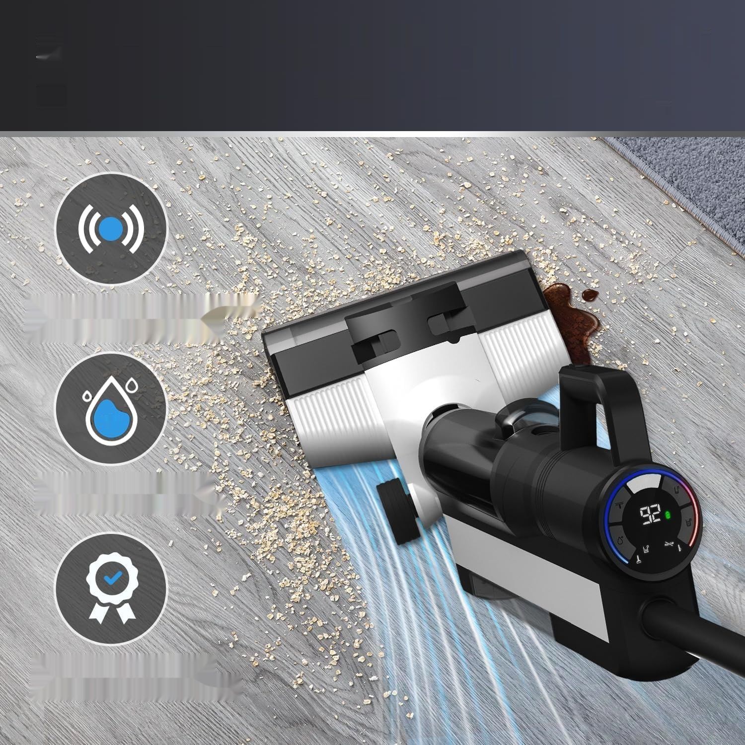 MODEL  PP-FS001        PUREPLUS Smart odkurzacz do pracy na mokro i sucho, mop do podłóg 2 w