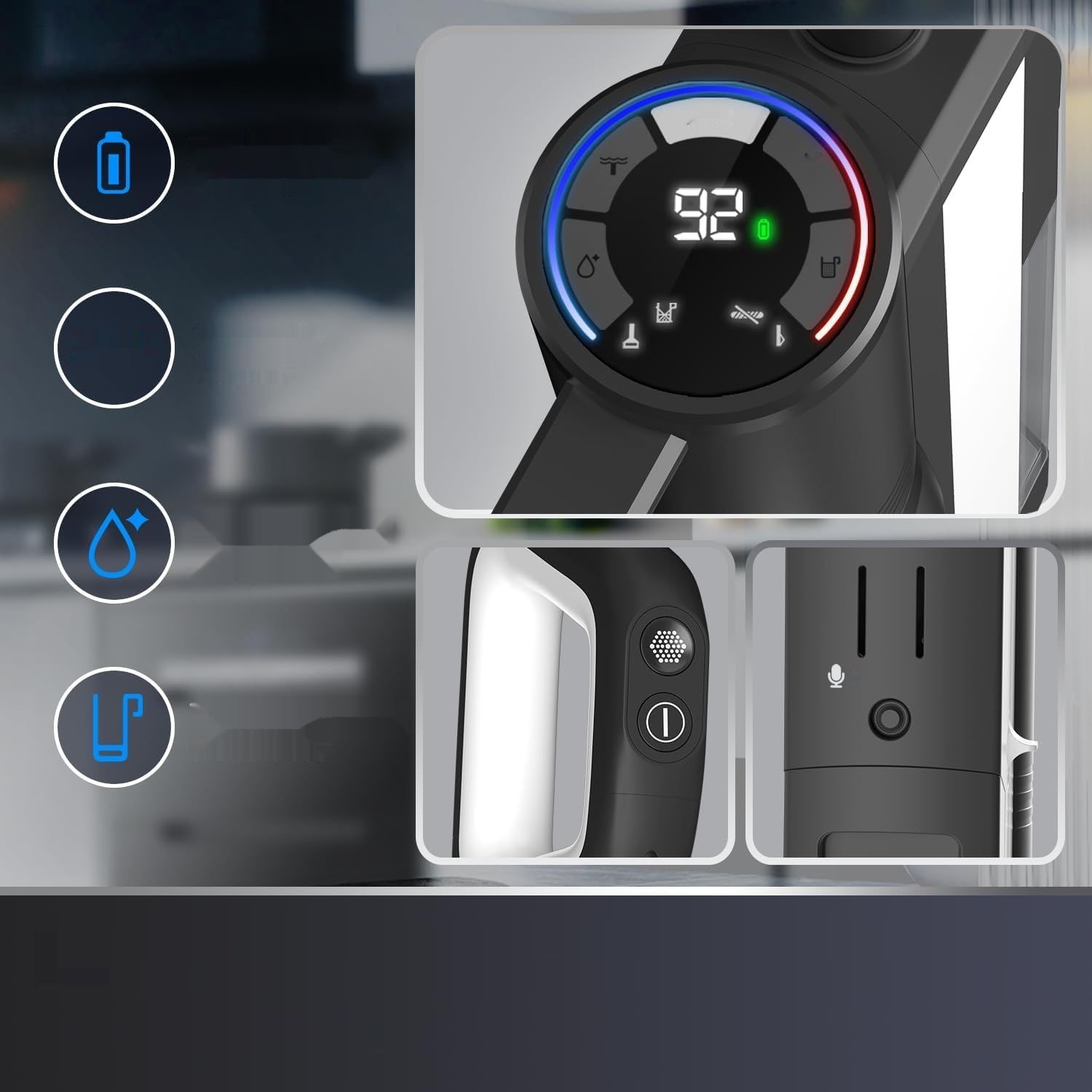 MODEL  PP-FS001        PUREPLUS Smart odkurzacz do pracy na mokro i sucho, mop do podłóg 2 w
