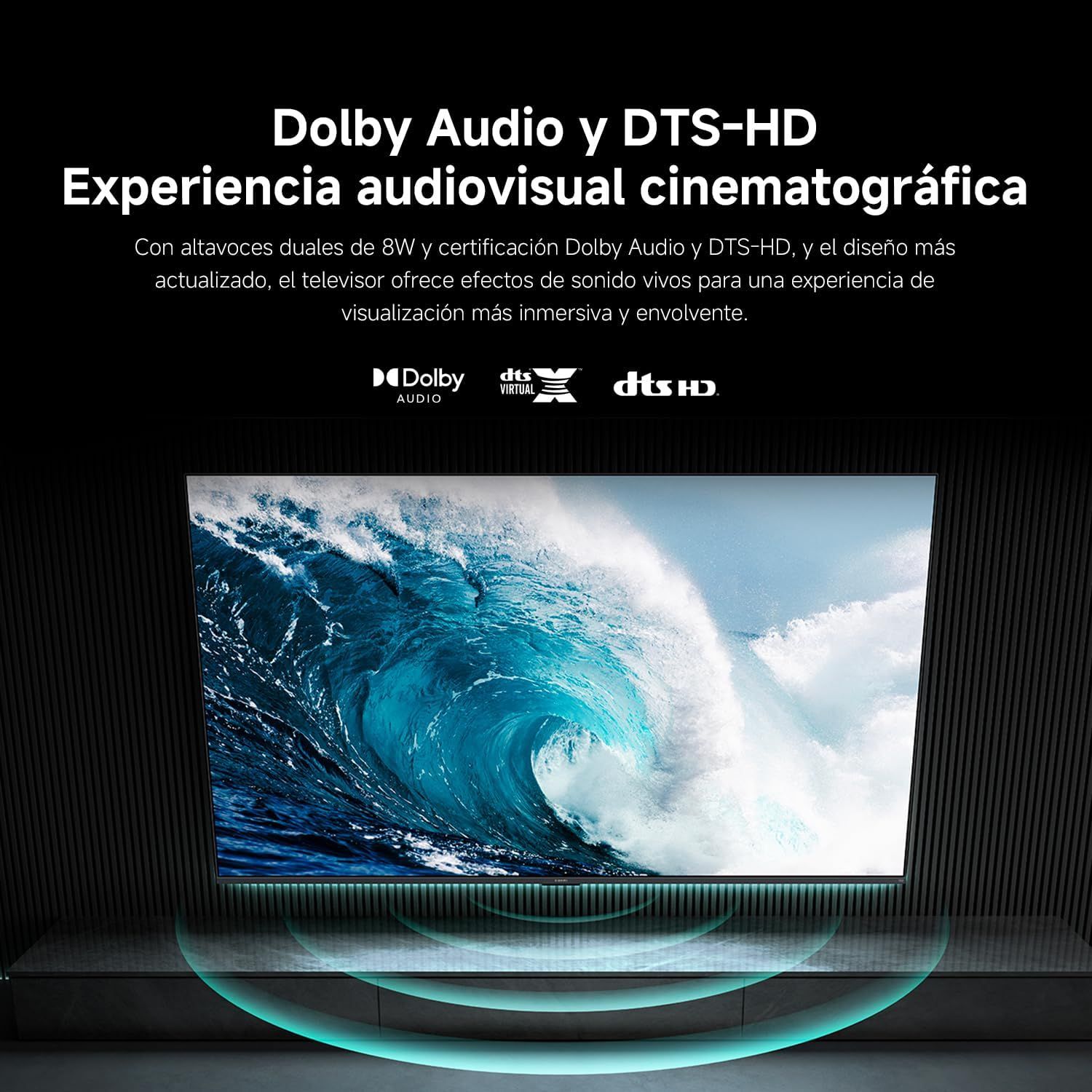 XIAOMI TV F 32, 32 cale (81 cm), HD, Smart TV, Fire OS7, sterowanie gł