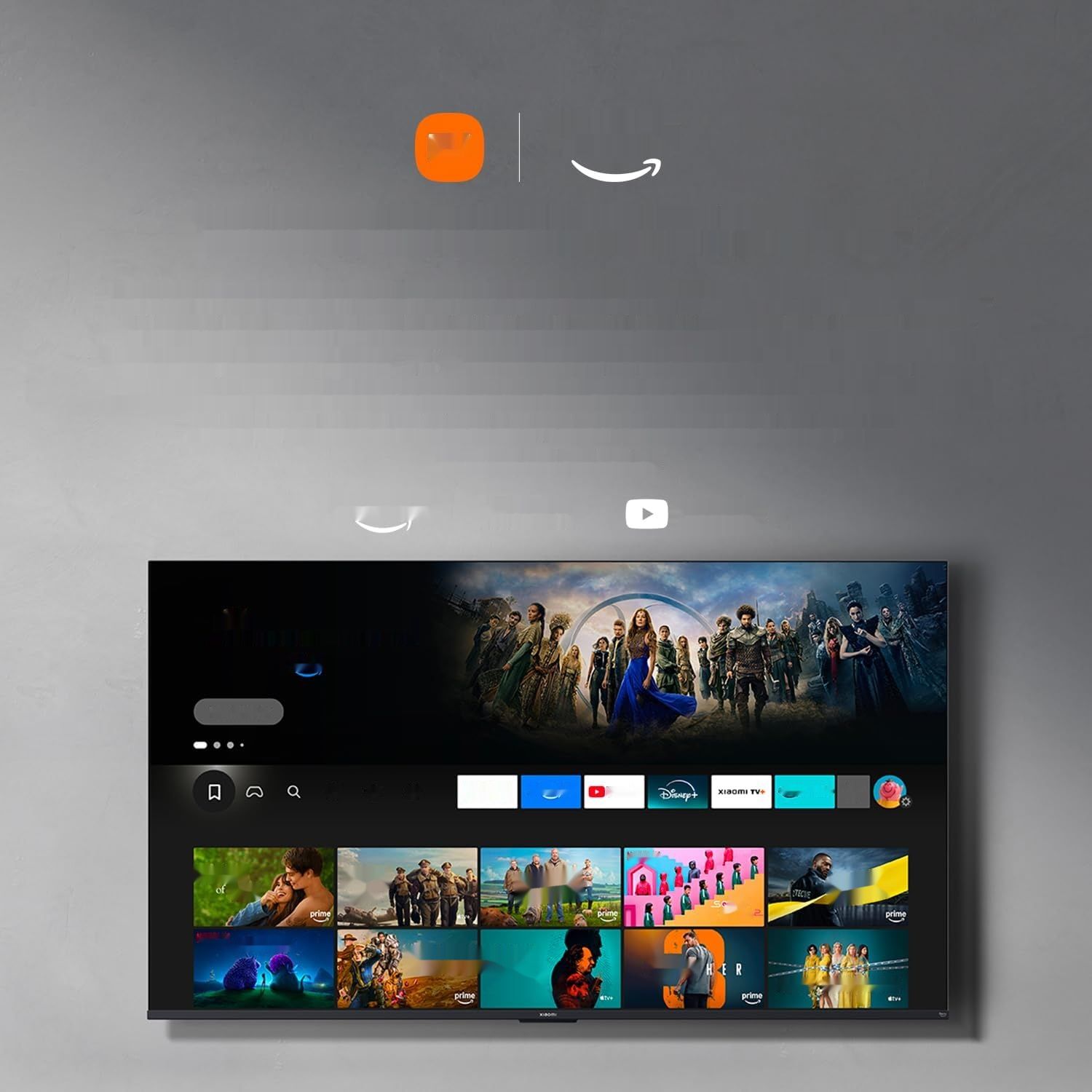 XIAOMI TV F 32, 32 cale (81 cm), HD, Smart TV, Fire OS7, sterowanie gł