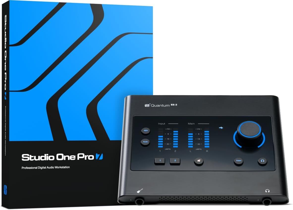 PreSonus Quantum ES 2 – interfejs audio USB-C 2x2, 24-bit/192 kHz