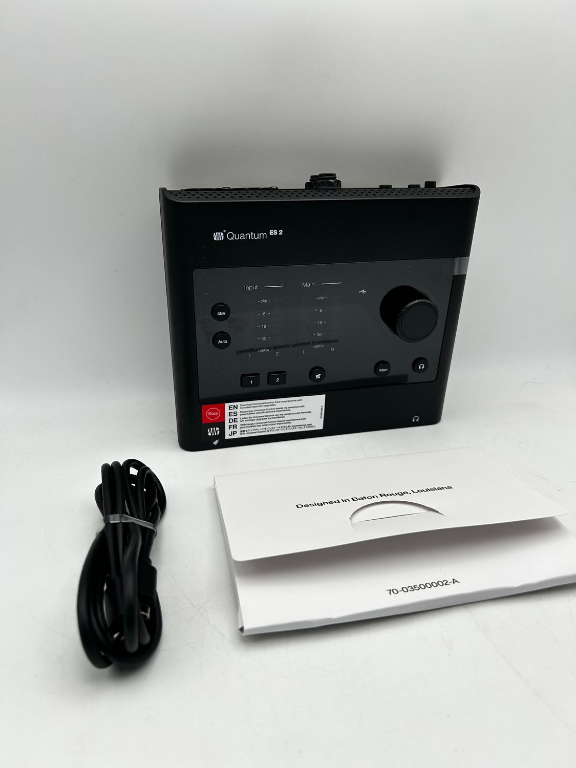 PreSonus Quantum ES 2 – interfejs audio USB-C 2x2, 24-bit/192 kHz