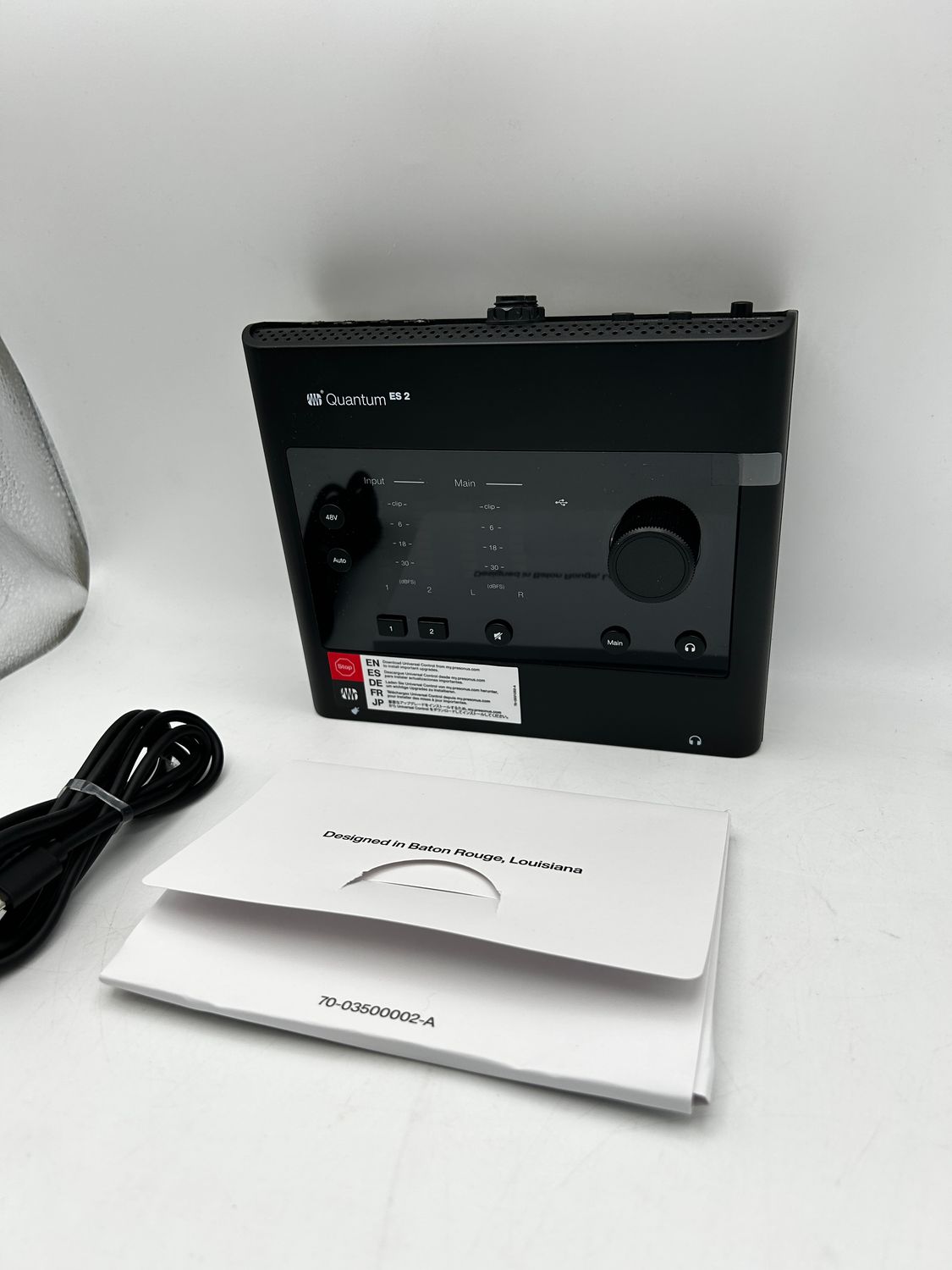 PreSonus Quantum ES 2 – interfejs audio USB-C 2x2, 24-bit/192 kHz