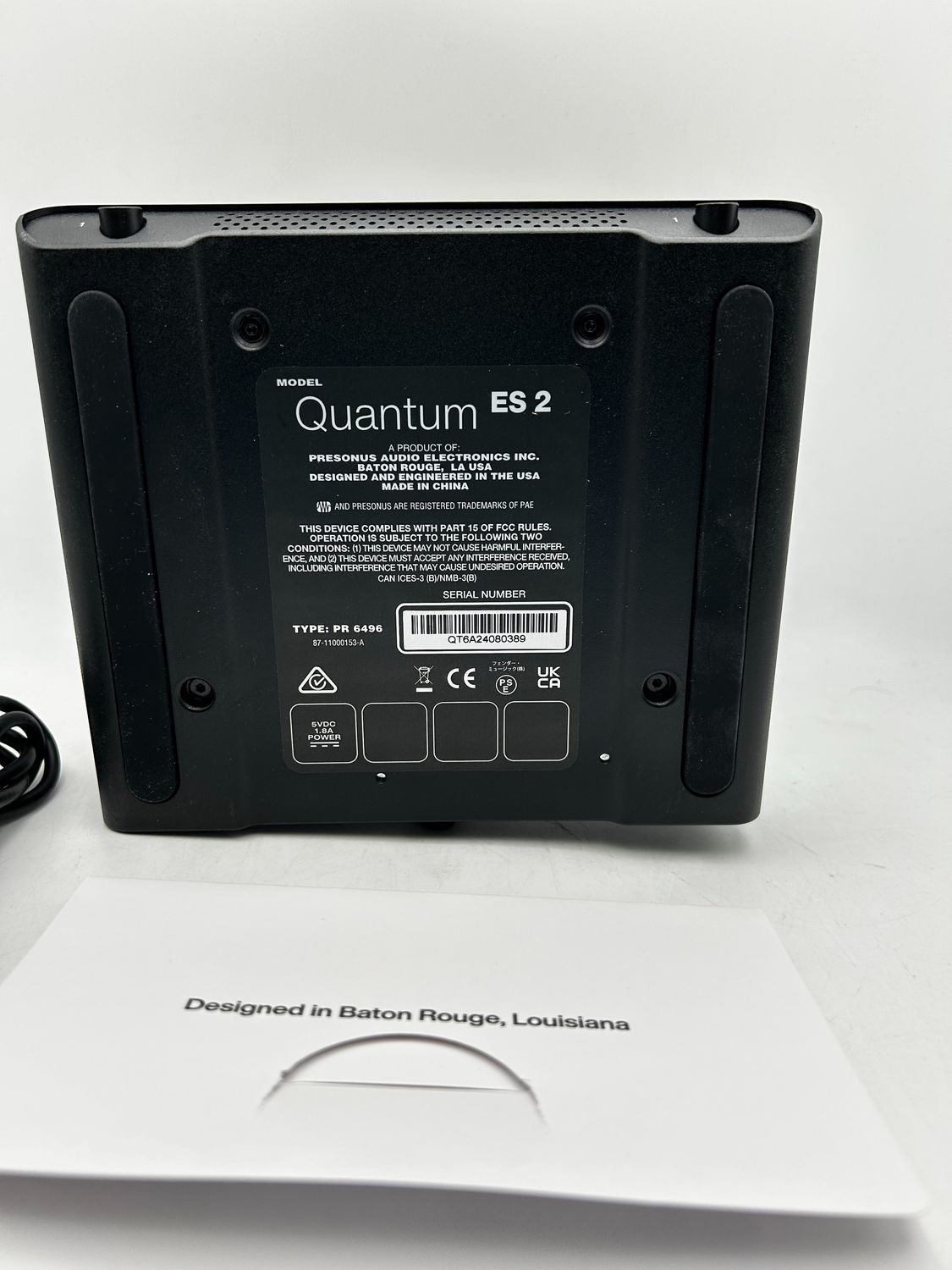 PreSonus Quantum ES 2 – interfejs audio USB-C 2x2, 24-bit/192 kHz