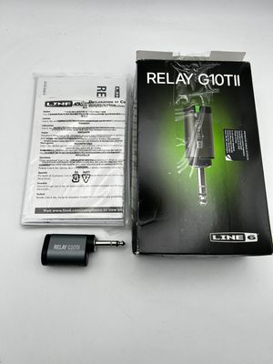 Line 6 RELAYG10TII – cyfrowy bezprzewodowy transmiter gitarowy, czarny