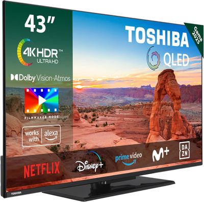 Toshiba 50QV3463DG Smart TV QLED 4K UHD 50" uszkodzony