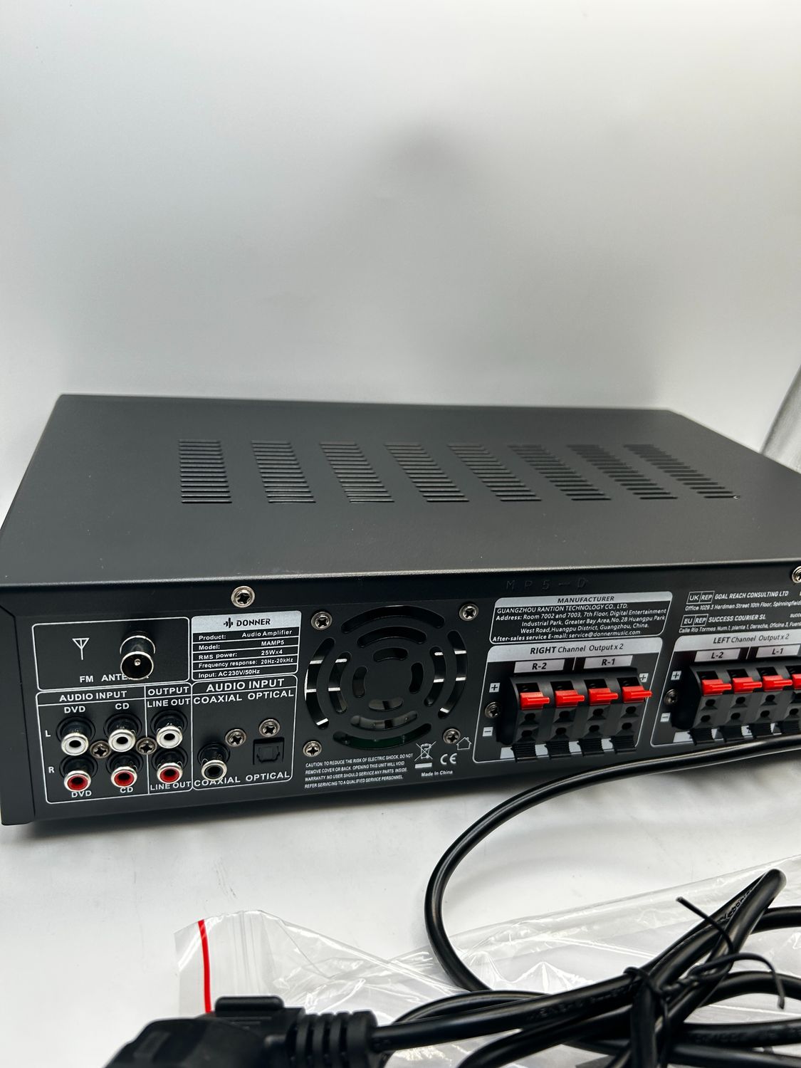 Donner wzmacniacz audio HiFi 1000 W, 4-kanałowy