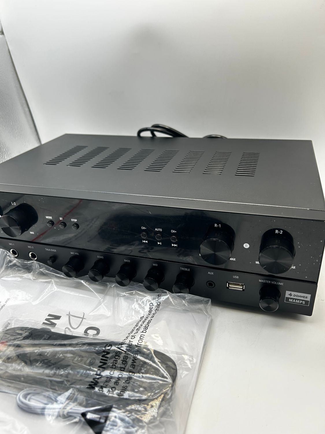 Donner wzmacniacz audio HiFi 1000 W, 4-kanałowy