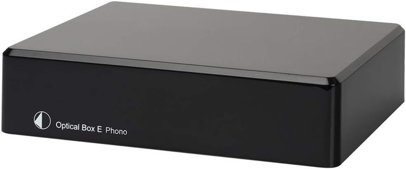 Pro-Ject Optical Box E Phono – przedwzmacniacz phono z DAC, czarny