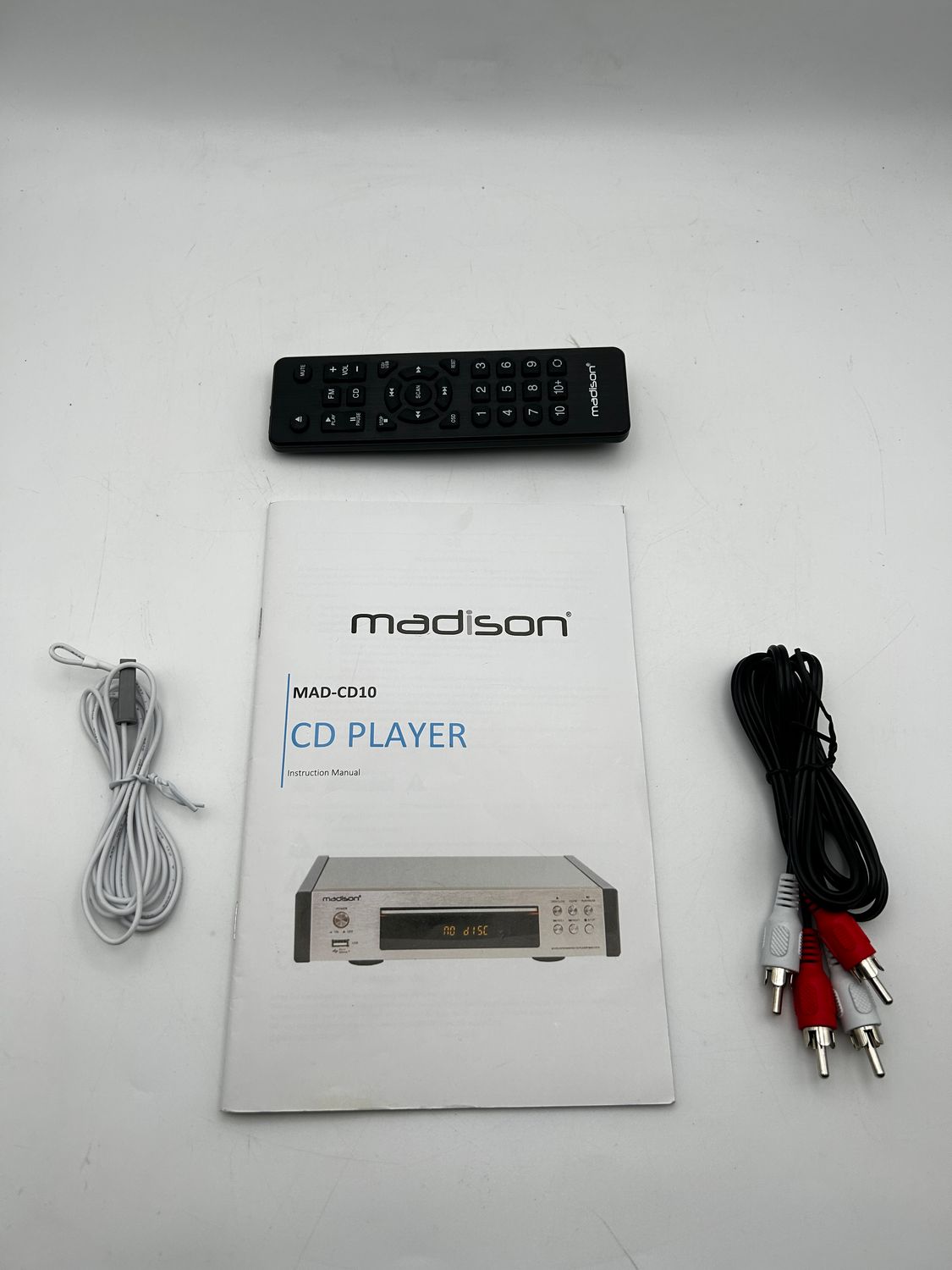 MADISON MAD-CD10 – odtwarzacz CD i tuner FM z USB i pilotem