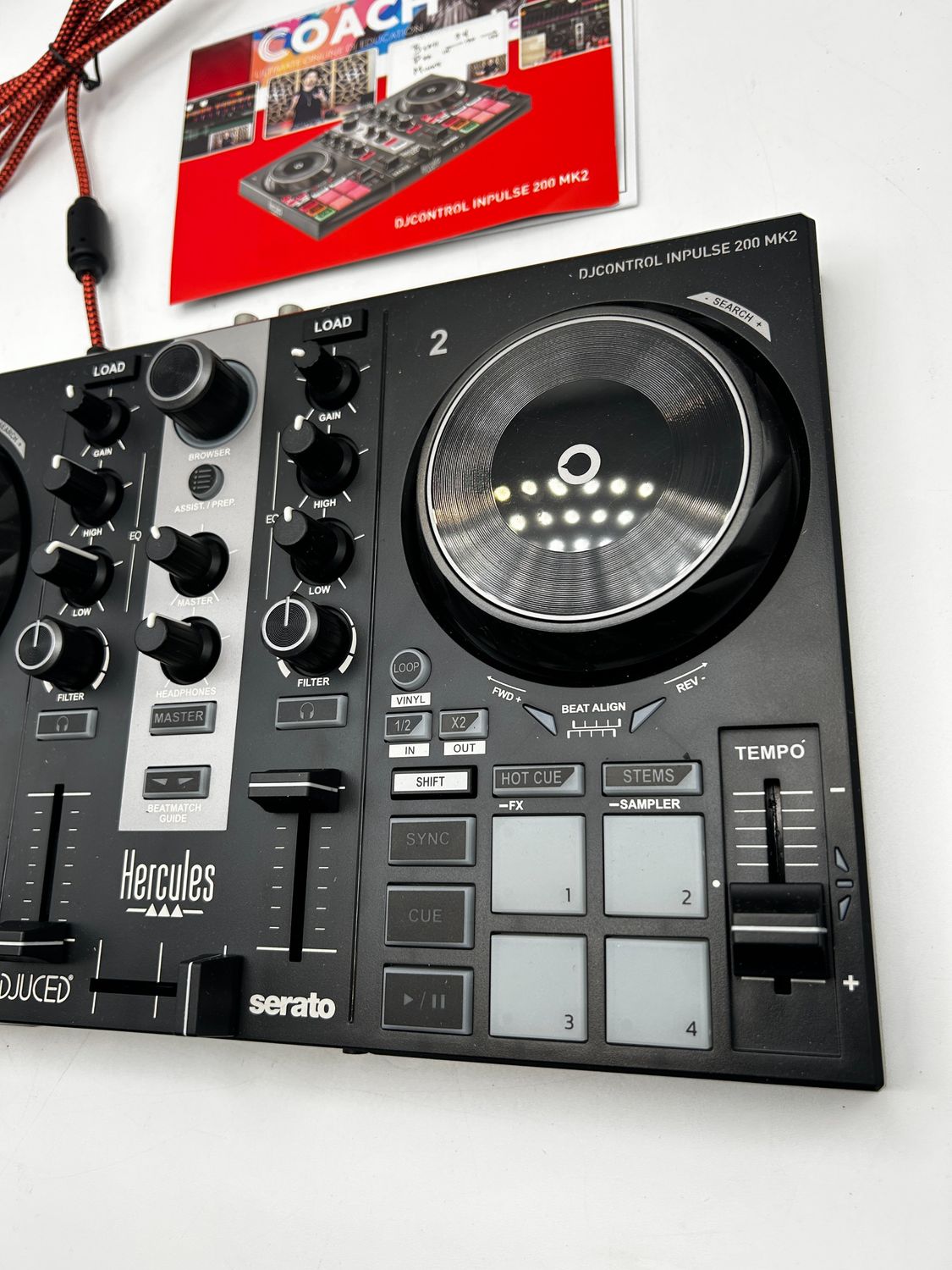 HERCULES DJControl Inpulse 200 MK2, doskonały kontroler DJ-ski do nauk