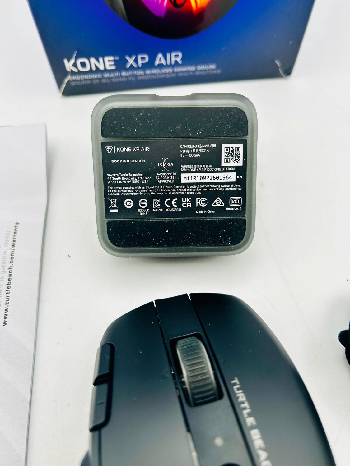 Mysz gamingowa Turtle Beach Kone XP Air Wireless RGB – Czarna