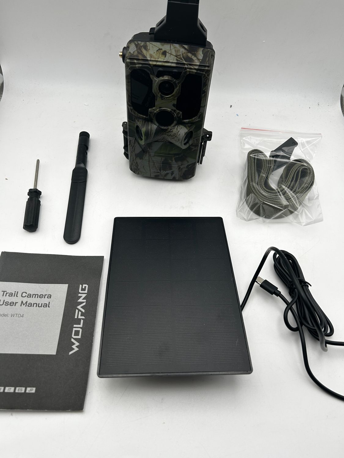 WOLFANG WT04 – Kamera do obserwacji przyrody 4G LTE z panelem solarnym 2.5K