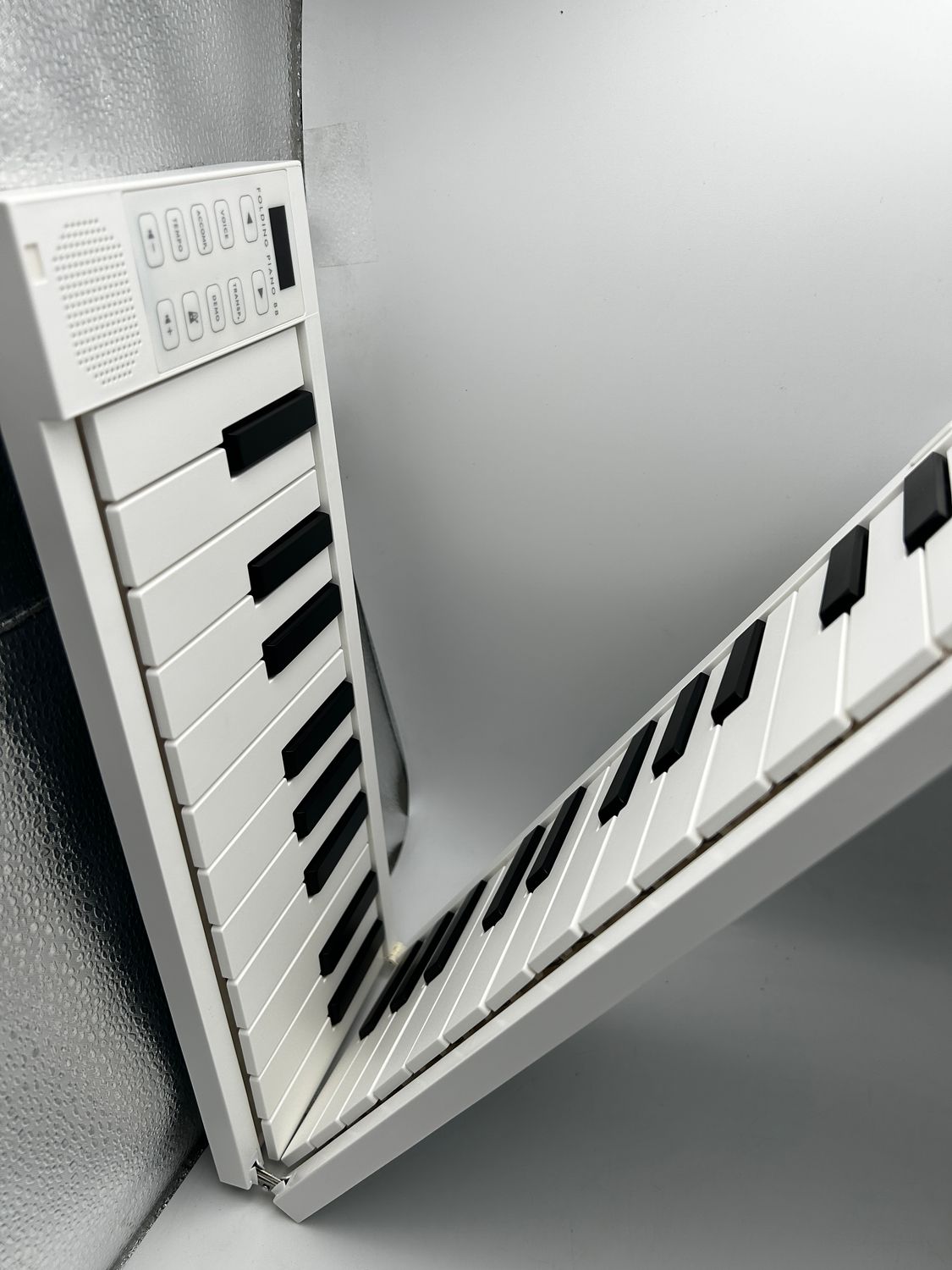 Blackstar Piano składane przenośne 88 klawiszy białe BA203010