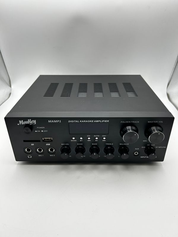 Moukey MAMP1 – 2-kanałowy wzmacniacz audio stereo Bluetooth 220 W