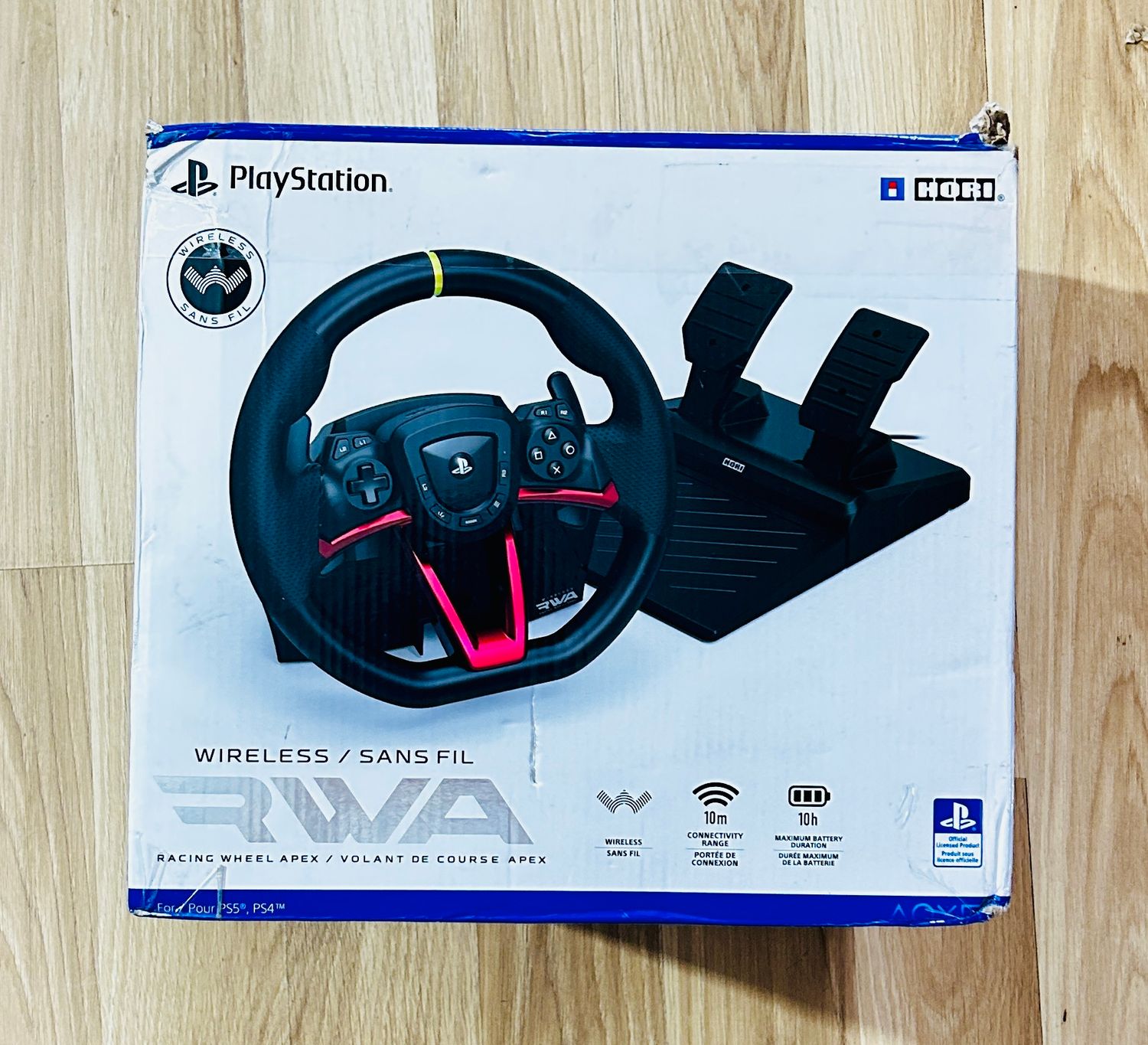 Bezprzewodowa kierownica wyścigowa HORI Wireless Racing Wheel Apex