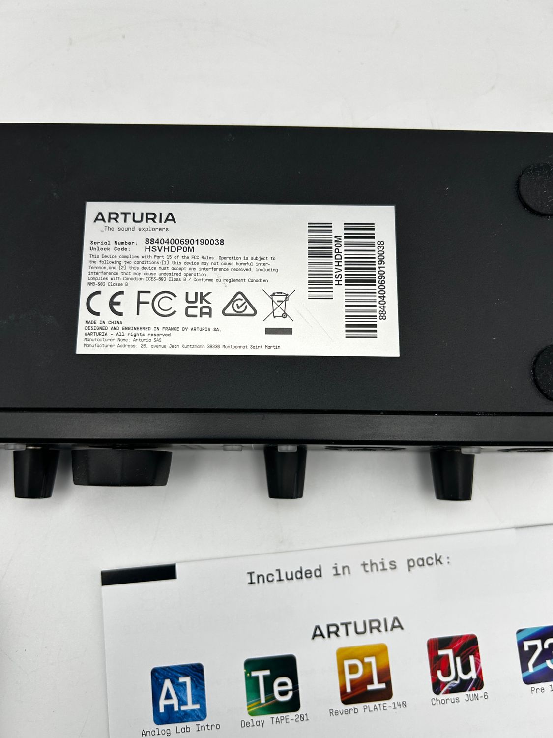 Arturia MiniFuse 2 – kompaktowy interfejs audio USB i MIDI, czarny