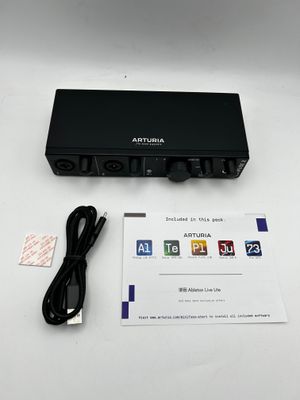 Arturia MiniFuse 2 – kompaktowy interfejs audio USB i MIDI, czarny