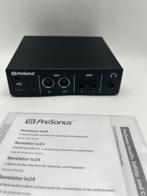 PreSonus Revelator io24, interfejs audio USB-C, do streamingu, podcast