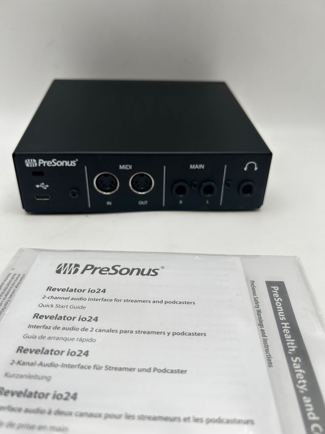 PreSonus Revelator io24, interfejs audio USB-C, do streamingu, podcast