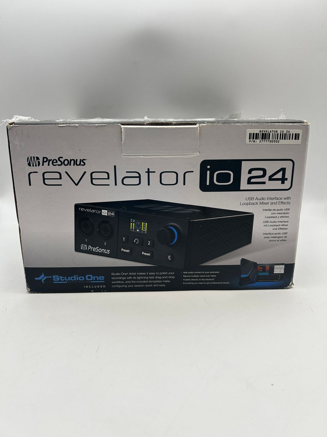PreSonus Revelator io24, interfejs audio USB-C, do streamingu, podcast