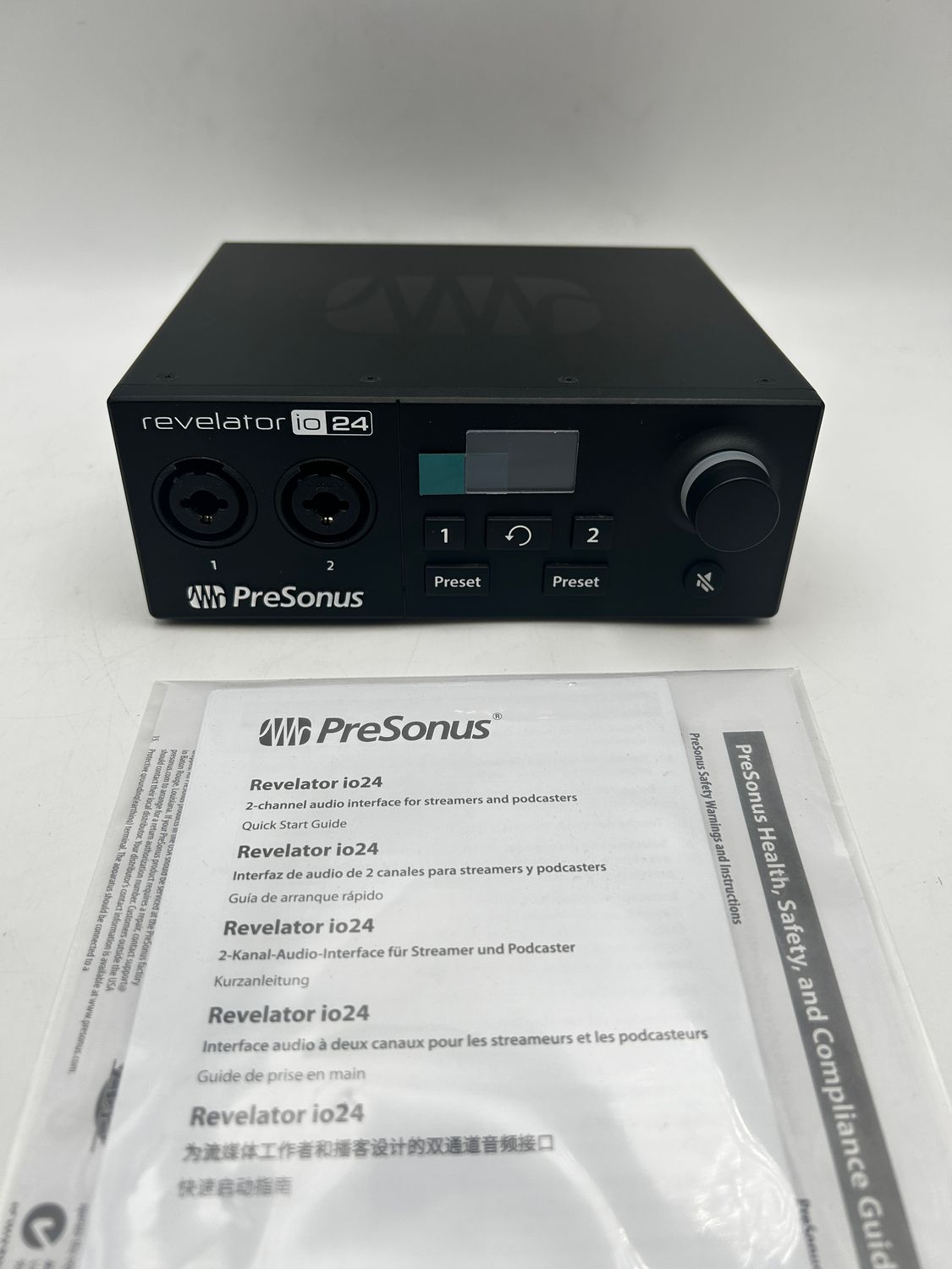 PreSonus Revelator io24, interfejs audio USB-C, do streamingu, podcast