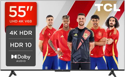 TCL 55V6B 55" 4K Ultra HD HDR Google TV – uszkodzony