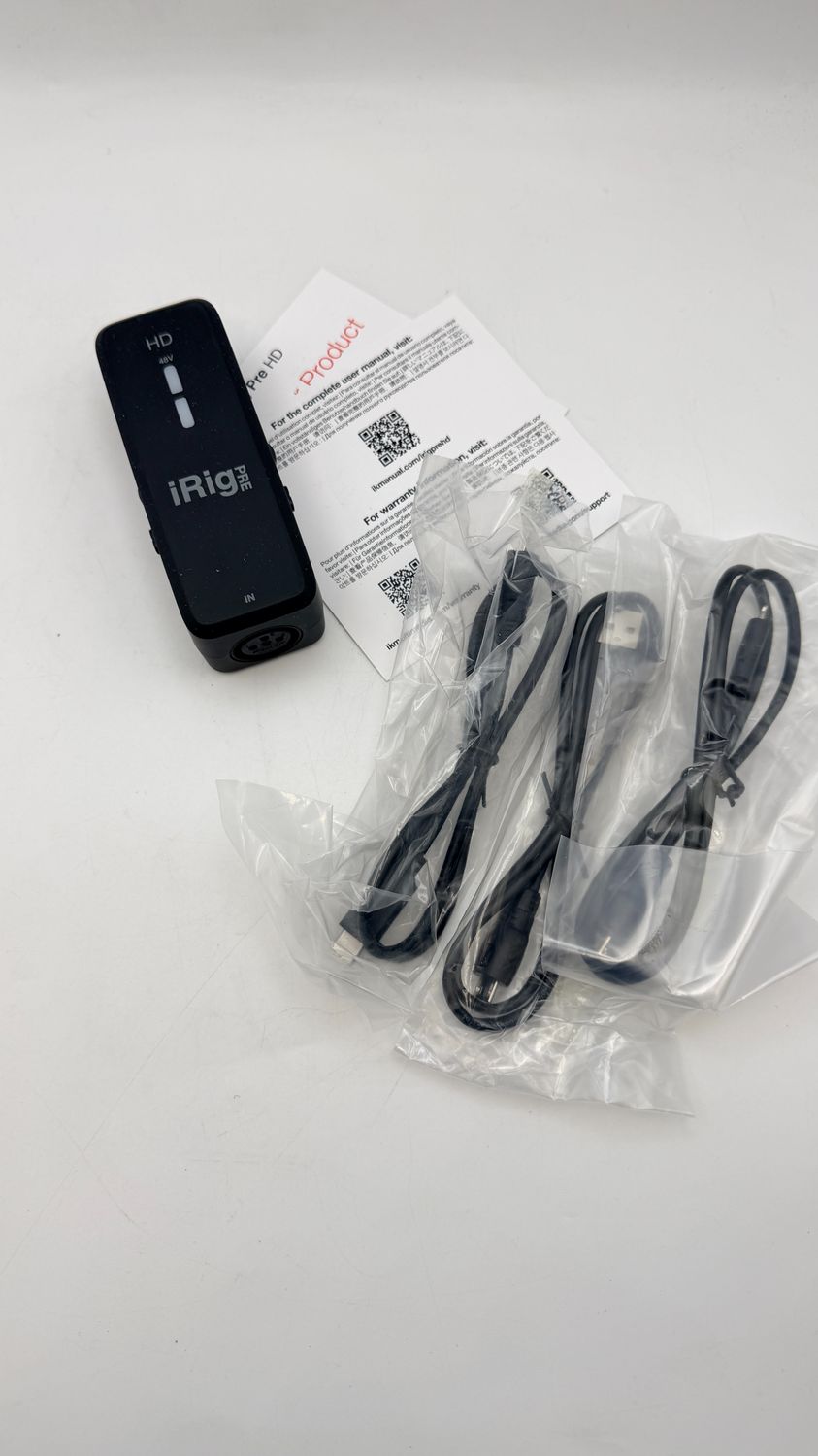 IK Multimedia iRig Pre HD - cyfrowy interfejs mikrofonowy 96 kHz