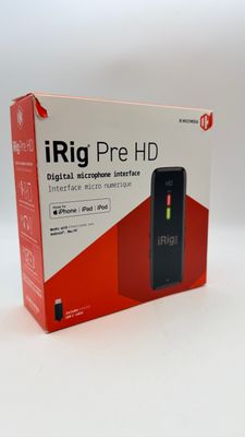 IK Multimedia iRig Pre HD - cyfrowy interfejs mikrofonowy 96 kHz
