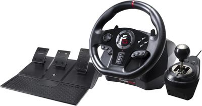 Subsonic Volant Superdrive GS850-X z lewarkiem zmiany biegów, łopatkami i pedałami – do PS4, Xbox Series X/S i Xbox One