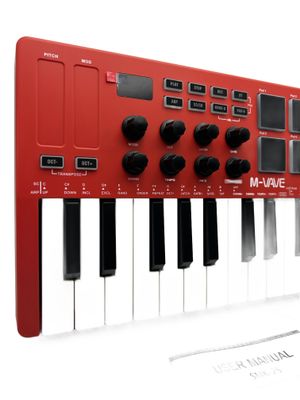 M-VAVE SMK-25RD – kompaktowy kontroler klawiatury USB MIDI
