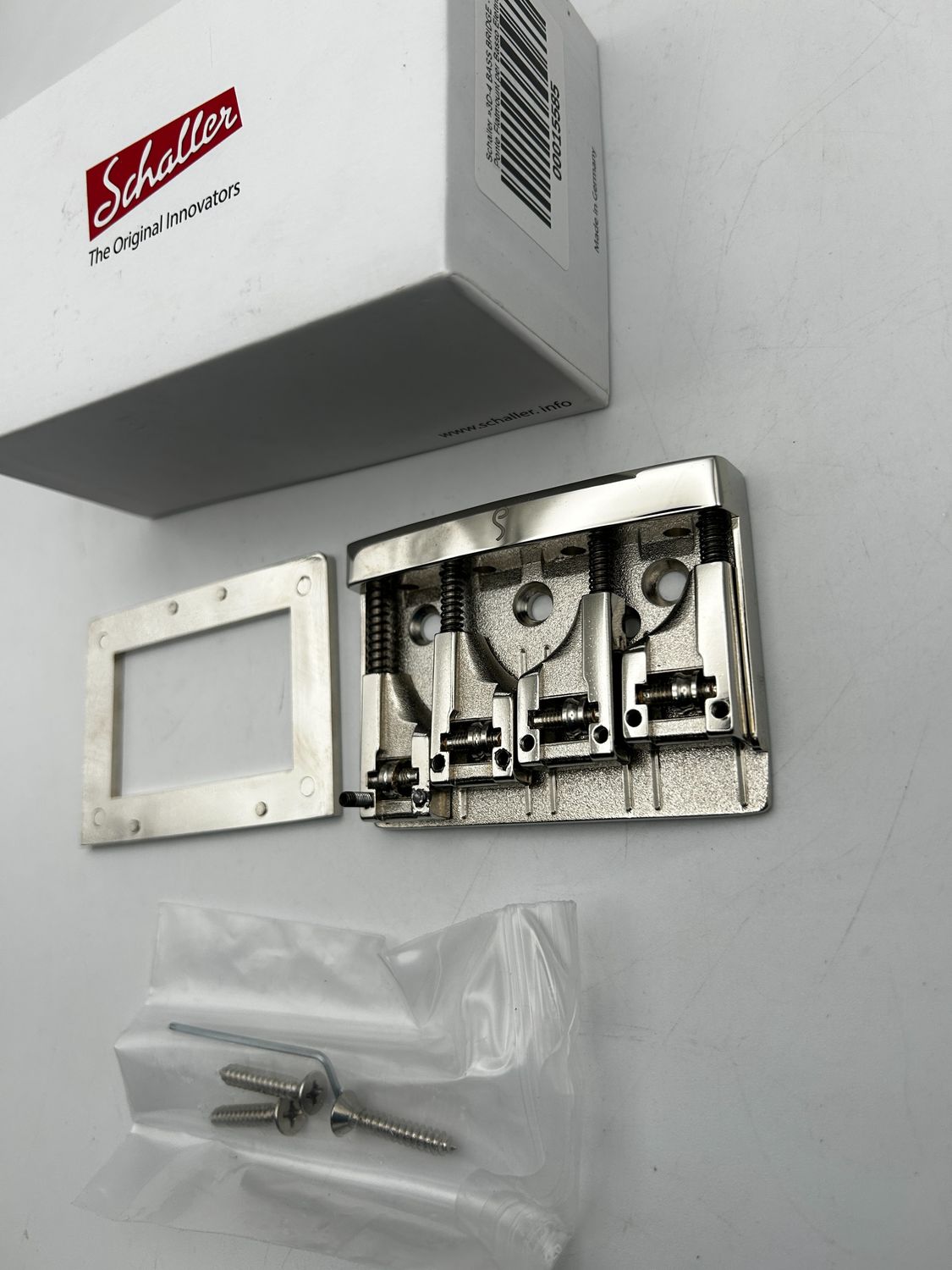 Schaller 3D-4 BASS BRIDGE NICKEL mostek do gitary basowej