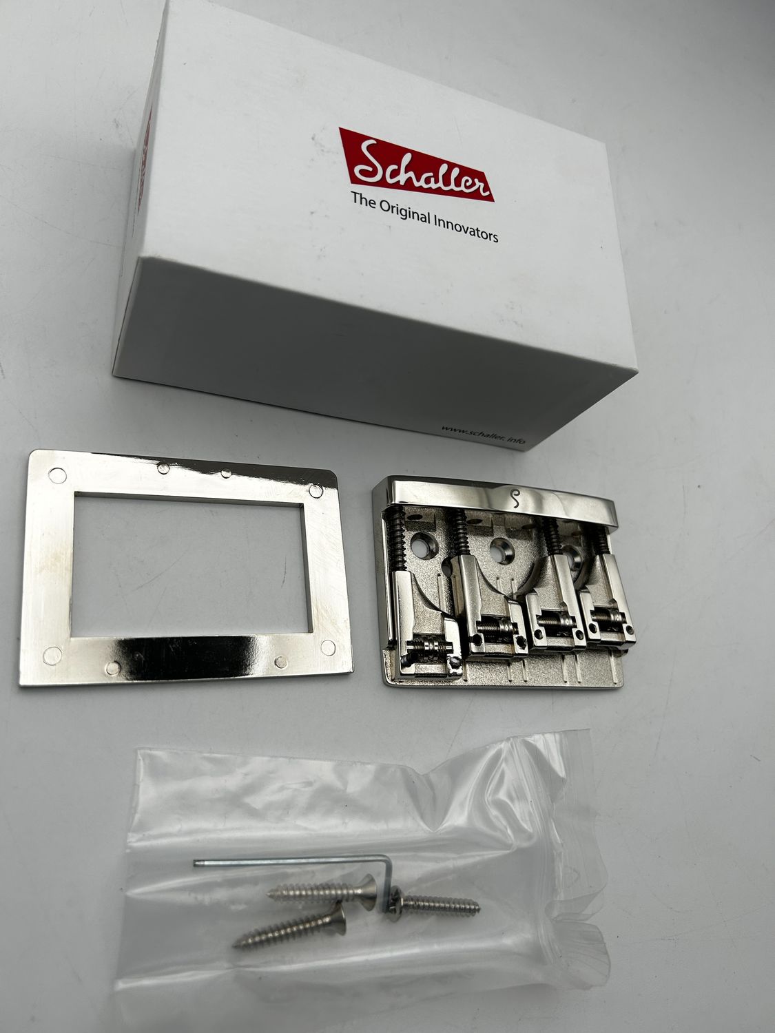 Schaller 3D-4 BASS BRIDGE NICKEL mostek do gitary basowej