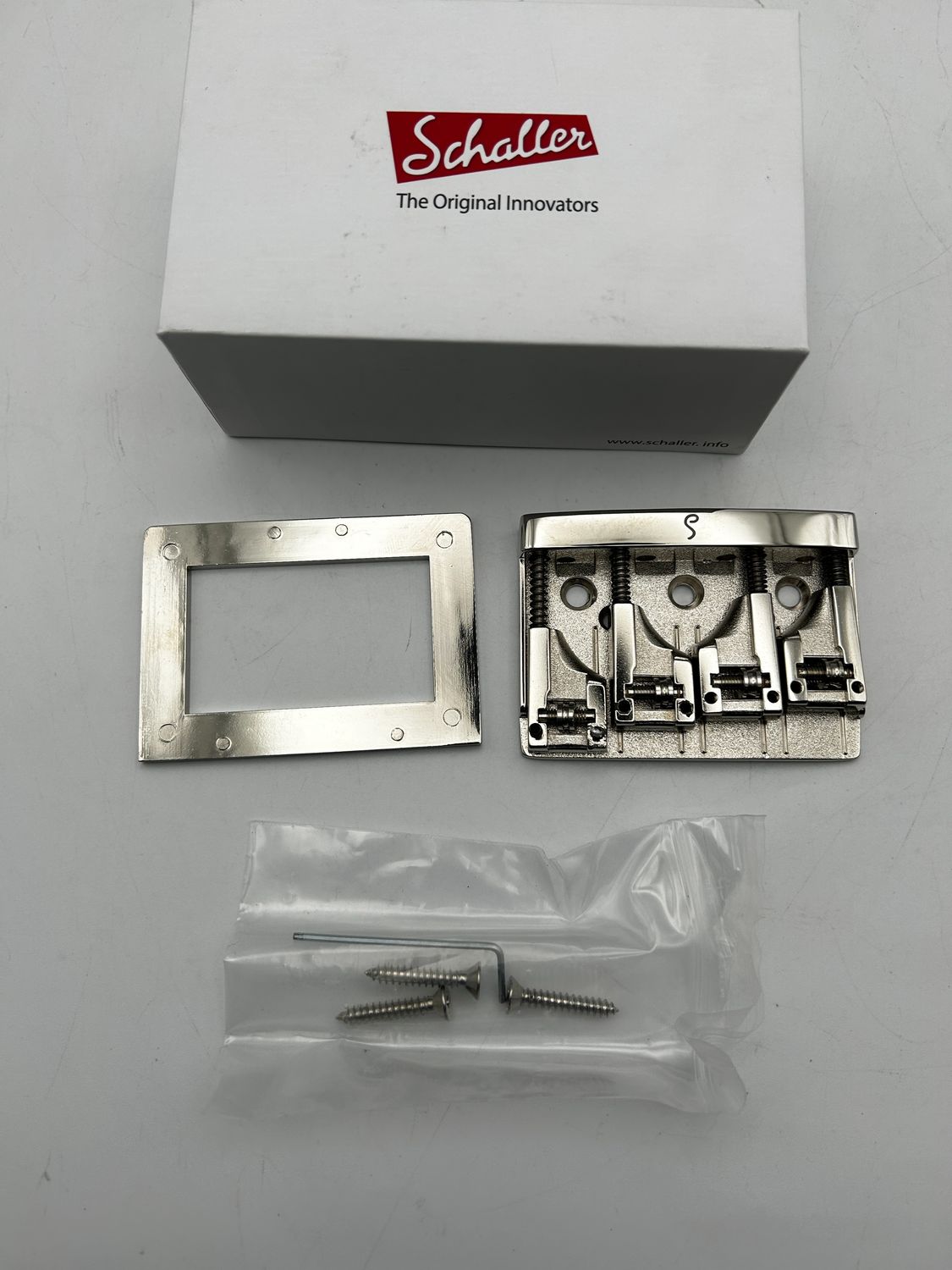 Schaller 3D-4 BASS BRIDGE NICKEL mostek do gitary basowej