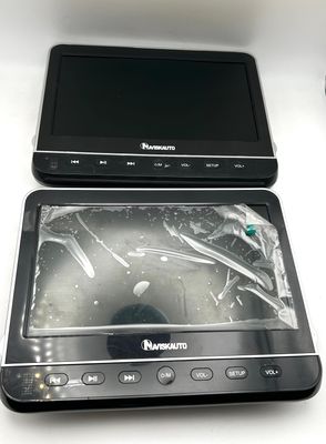 NAVISKAUTO Auto DVD Player na zagłówki z 1 słuchawkami