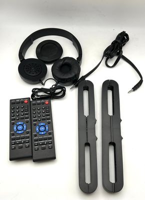 NAVISKAUTO Auto DVD Player na zagłówki z 1 słuchawkami