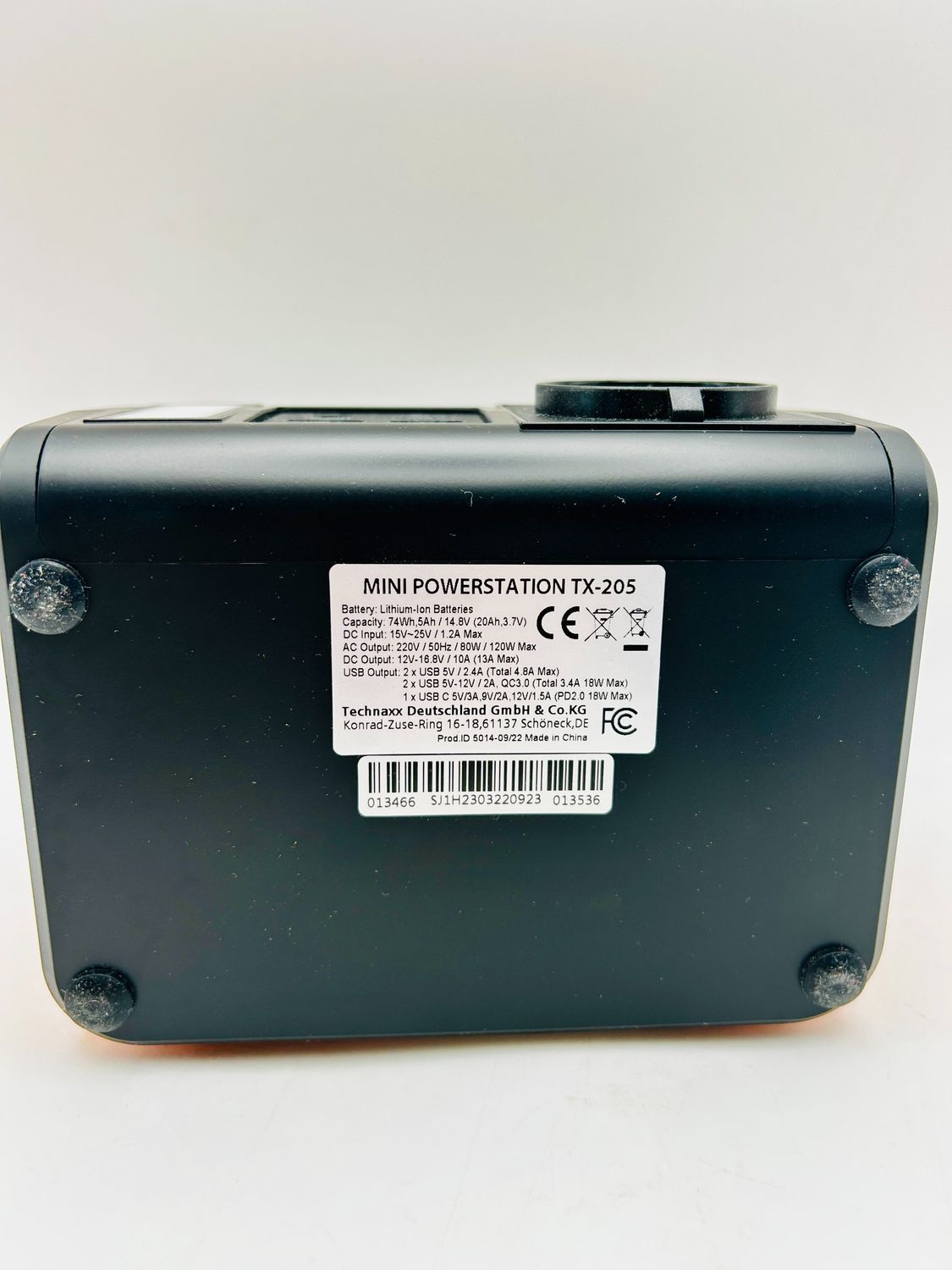 Technaxx Mini Power Station Przenośna 74Wh 80W