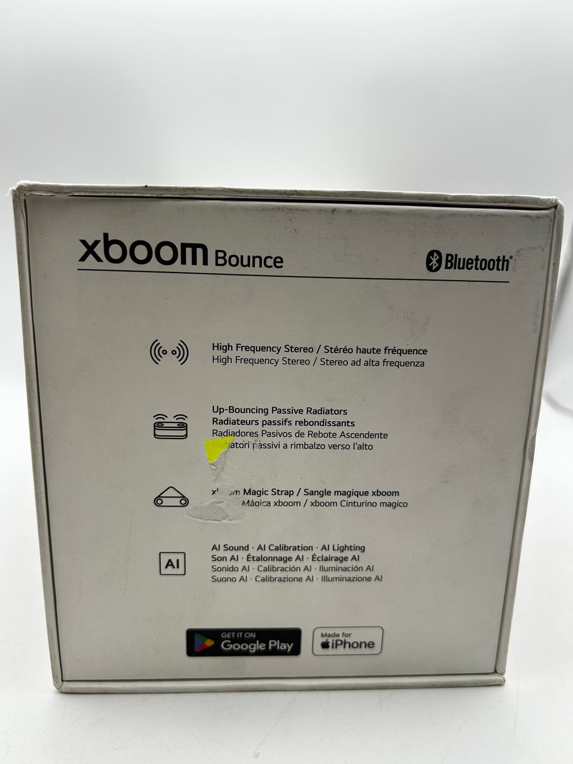 LG xboom Bounce by will.i.am, przenośny głośnik Bluetooth
