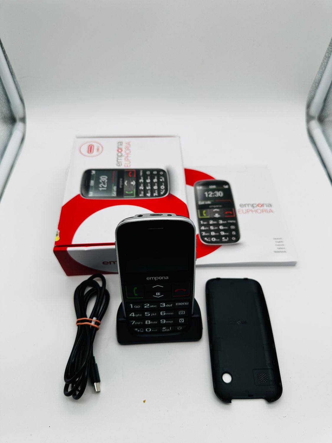 Emporia Euphoria odblokowany telefon komórkowy, czarny