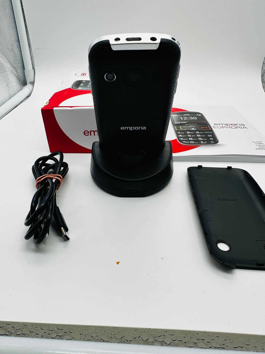 Emporia Euphoria odblokowany telefon komórkowy, czarny