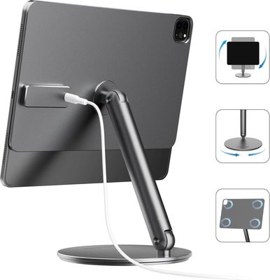 LULULOOK Magnetyczny stojak z ładowaniem bezprzewodowym 18 W do iPad Pro 11" M4 / 11" M5