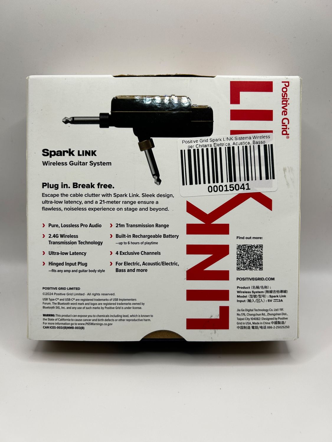 Positive Grid Spark LINK bezprzewodowy system gitarowy do gitary elek­