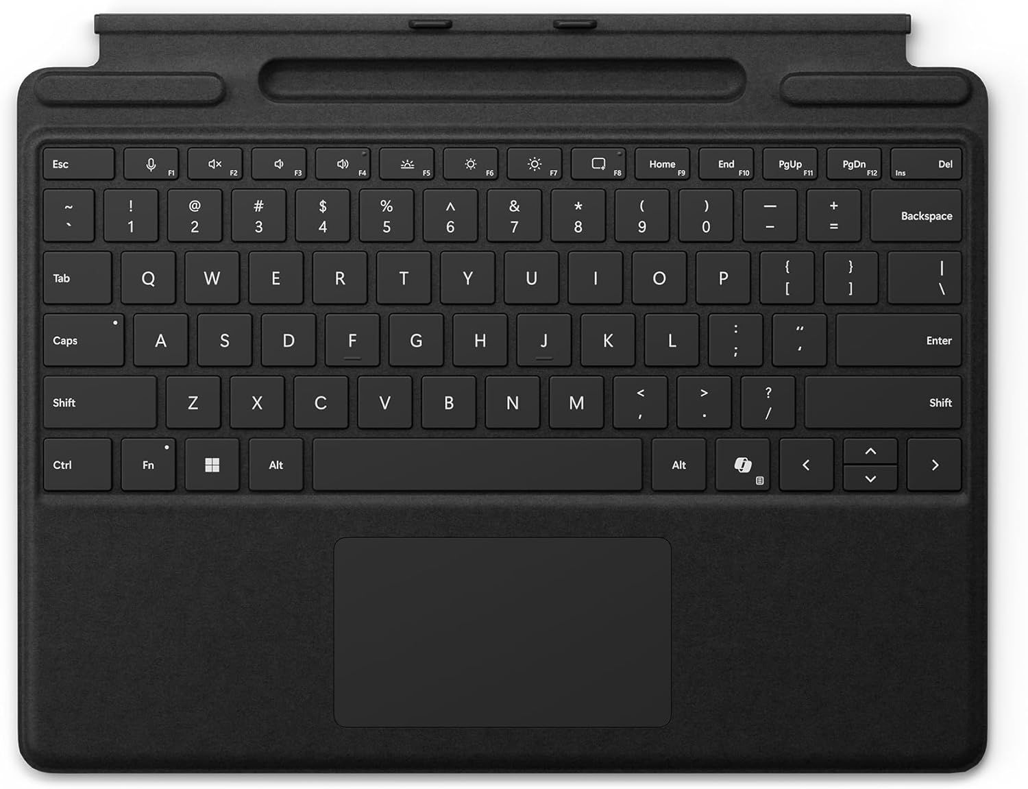 Klawiatura Surface Pro 13" z miejscem na pióro — czarna
